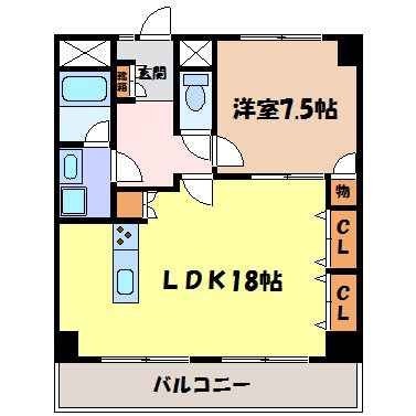 プログレスアサダ 間取り図