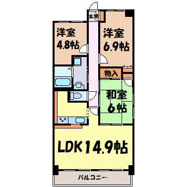 クレストステージ御器所 間取り
