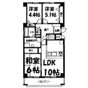 サクラ東栄レジデンス 間取り図