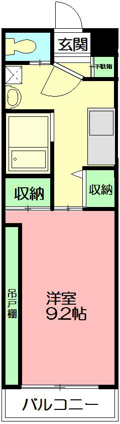 アネシス湘南 602号室 間取り