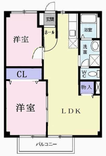 カームモリ 間取り図