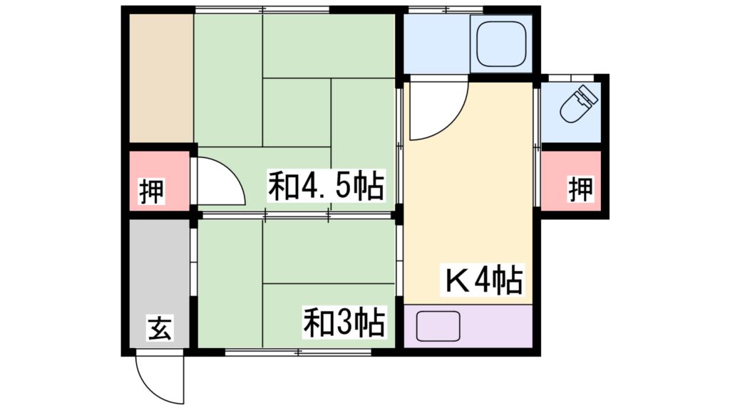 新和ハイツ 間取り図