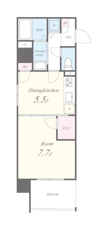 ｱｼﾞﾙ湘南 間取り図