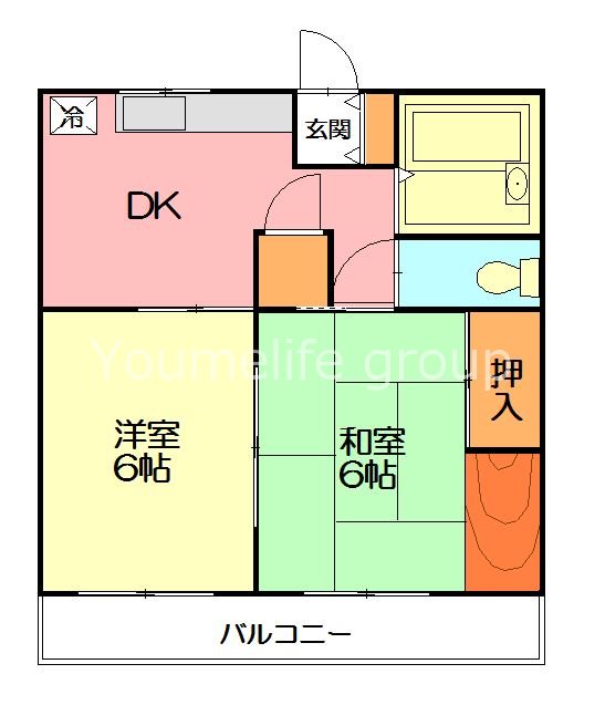 瀬戸マンション 202号室 間取り