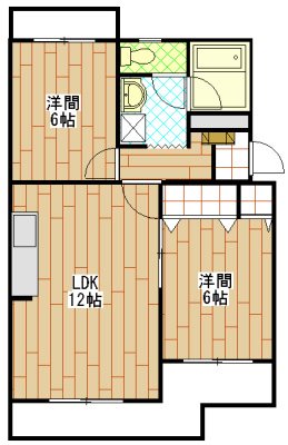 サントピアⅡ 間取り図