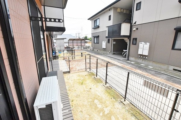 オーボアパティールＢ ベランダ