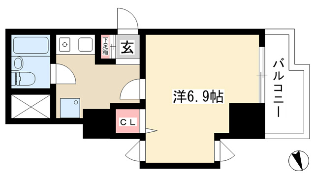 愛知県名古屋市千種区今池１丁目 間取り