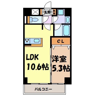 Ｃａｎａｌ　Ｅａｓｔ 間取り図