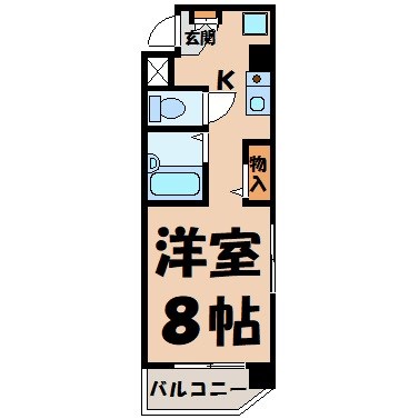 グランベール安田通 間取り図