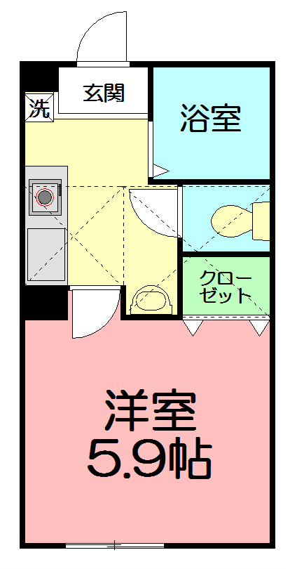 ソラティオ湘南 102号室 間取り