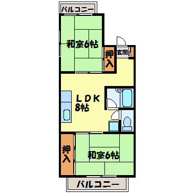 第７オーシャンビル 間取り図