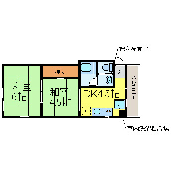 愛知県名古屋市昭和区御器所２丁目 間取り