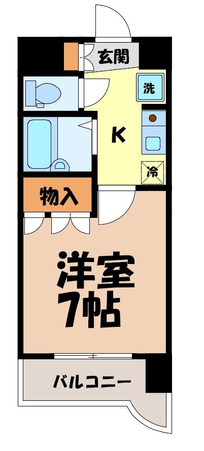エクセルシオール金山 間取り図