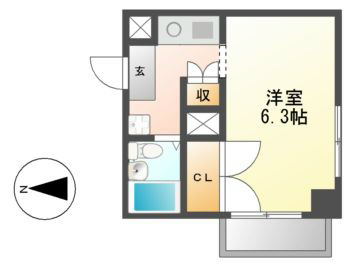 愛知県名古屋市東区東桜１丁目 間取り