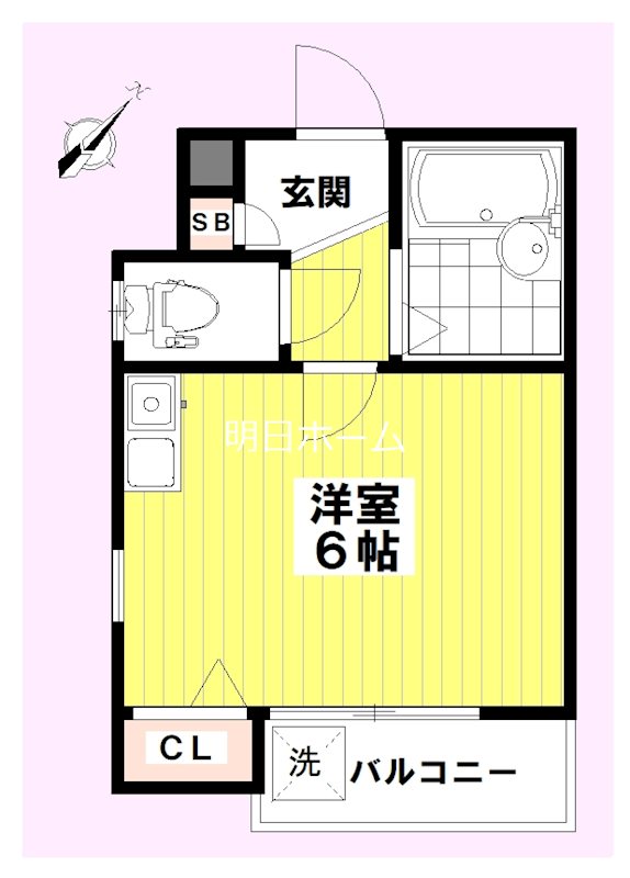 ラビングパレス東伏見 301号室 間取り
