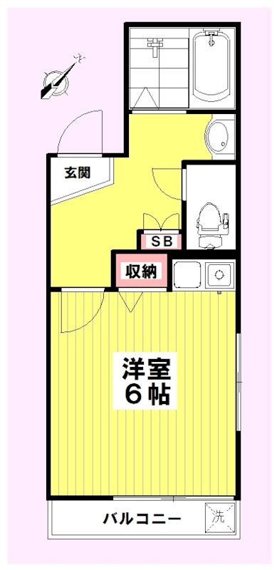 ラビングパレス東伏見 302号室 間取り