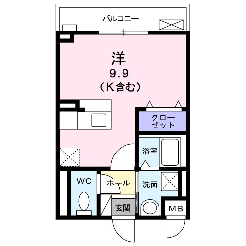 Dea　staden長岡京 間取り