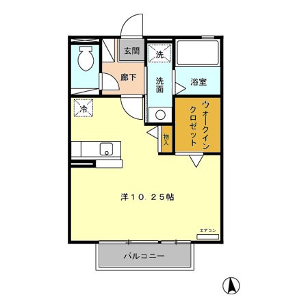 ファミールⅡ B 間取り図