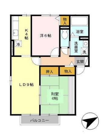 モンテカンパーニャ　Ｃ棟 間取り図