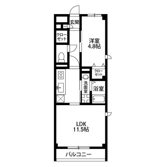 アンプルールフェール東花園 間取り