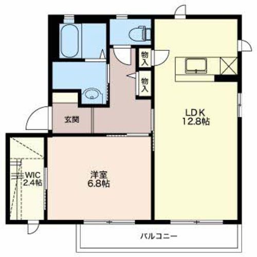 フォンテーヌ東Ｅ 間取り