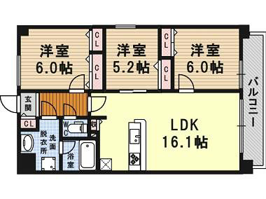 愛知県名古屋市千種区猫洞通２丁目 間取り
