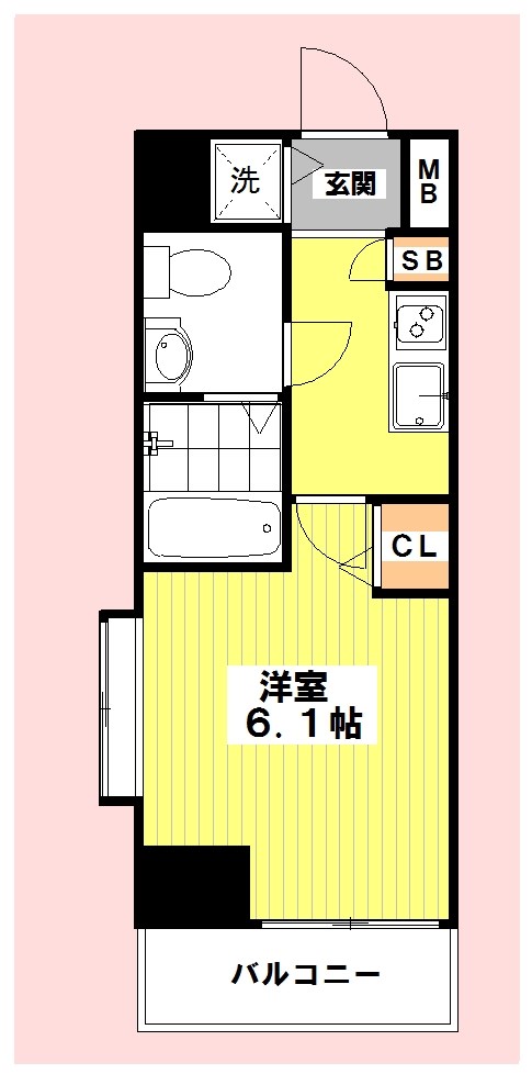 ガーラシティ大井町 間取り図