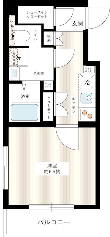 ルクシェール常盤台.AZ 0101号室 間取り