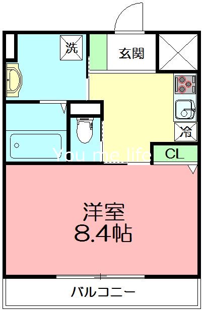 リディア 303号室 間取り