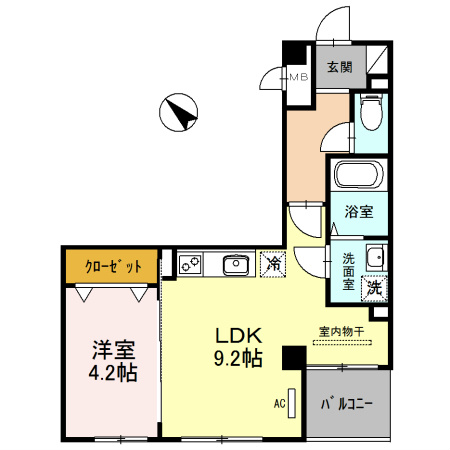 DCT加古川駅前ビル 間取り図