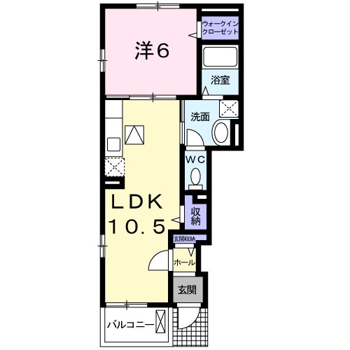 ヴィオラＫ・Ⅲ 間取り図