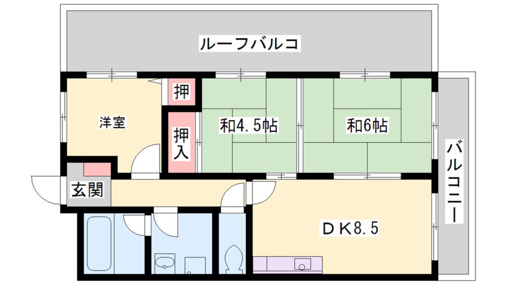 ベルトピア東加古川 間取り図