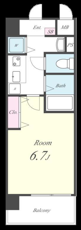 クレベール(川越市) 間取り図