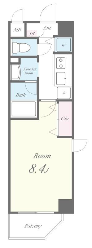 M・FRONTIER（エムフロンティア） 間取り図