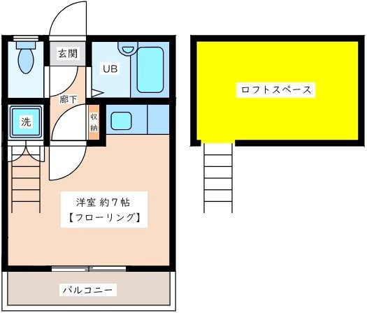 ベルヒルズ ２０５号室 間取り