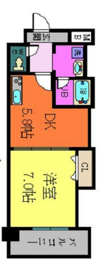 ルミナスビラ石橋 間取り図