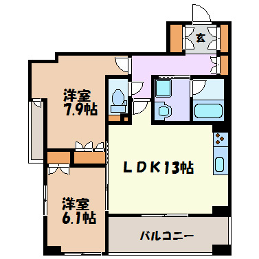 パークアクシス白壁 間取り図