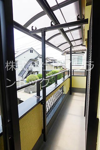 牛沼岩田邸貸家 ベランダ
