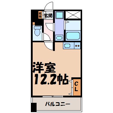 プラウランド名駅 間取り図