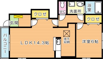 メゾンアヴェニールＭ 間取り図