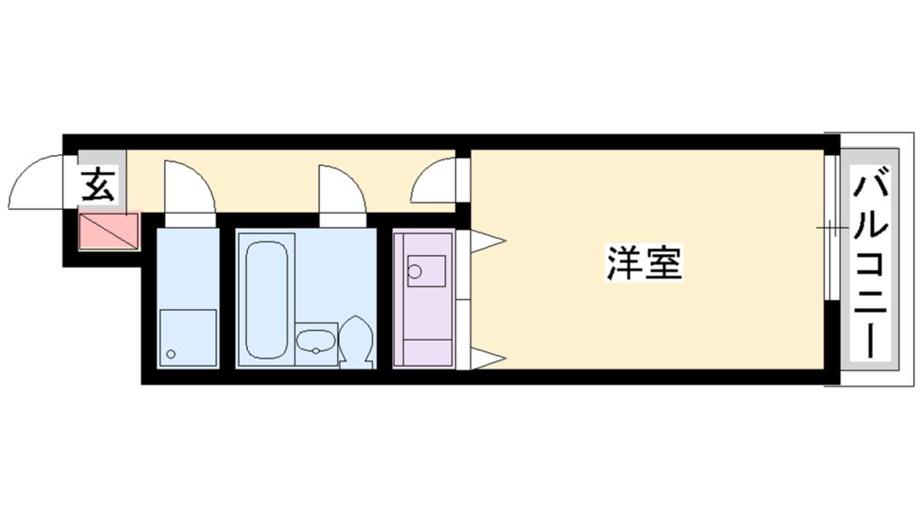 朝日プラザ加古川ヴィラージュ 間取り図
