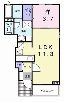ヴィラデルソーレⅡ 間取り図
