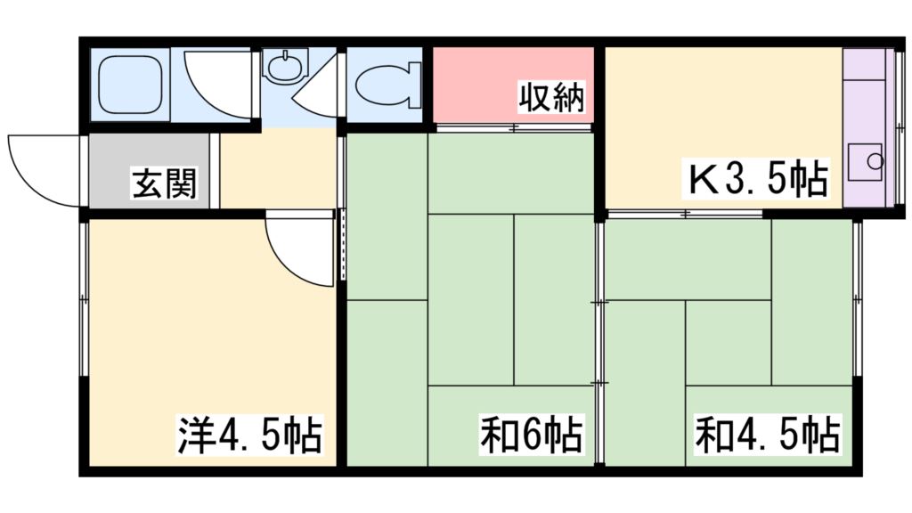 富士ハイツ 間取り図