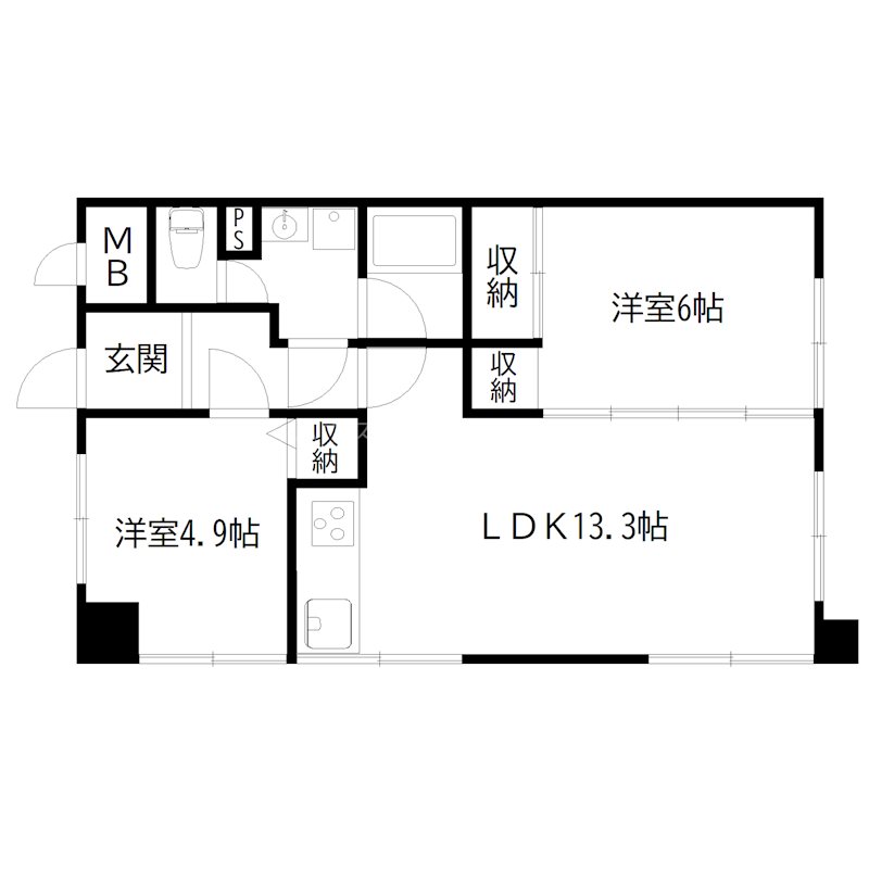 インタービレッジ高砂 間取り図