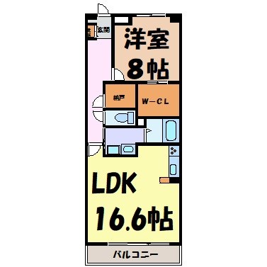 グラン・アベニュー名駅南 間取り図