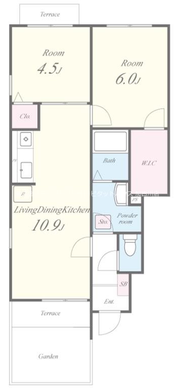 メゾン・シャルマン・エル 間取り図