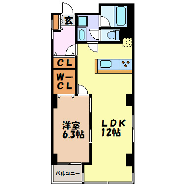 丸茂御園ビル 間取り図