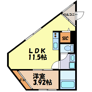 吹上ラファイエット 間取り図