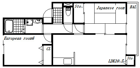 サニーコートⅡ 間取り図