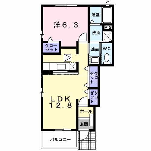 ラッフィナート　フィオーレ 間取り図